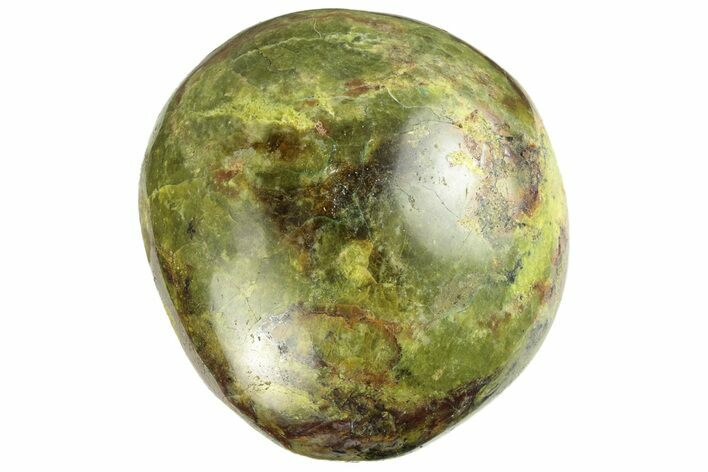 Polished Green Pistachio Opal Stone - Madagascar #249113